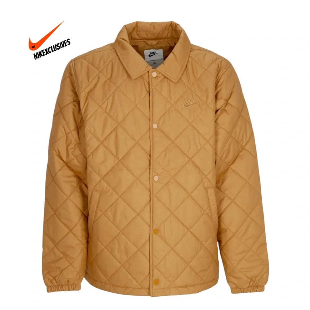 Size M NEW Nike Club Men’s Lightweight Quilted Therma-FIT Jacket FZ0634-224